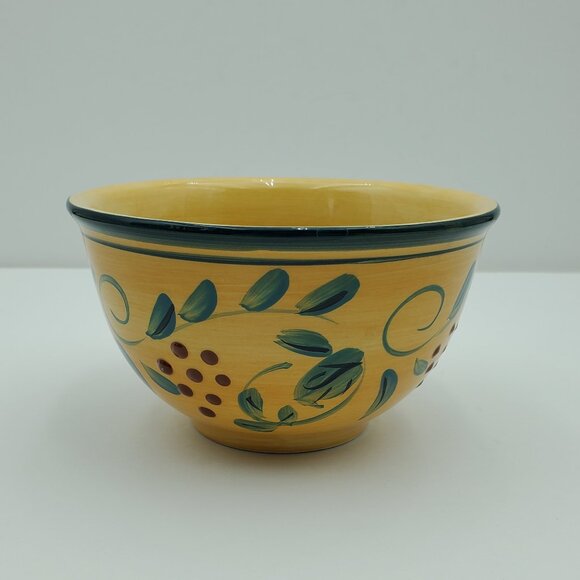 Whole Home French Country Berries En Provence Soup Cereal Bowls Berries & Leaves - Picture 8 of 10